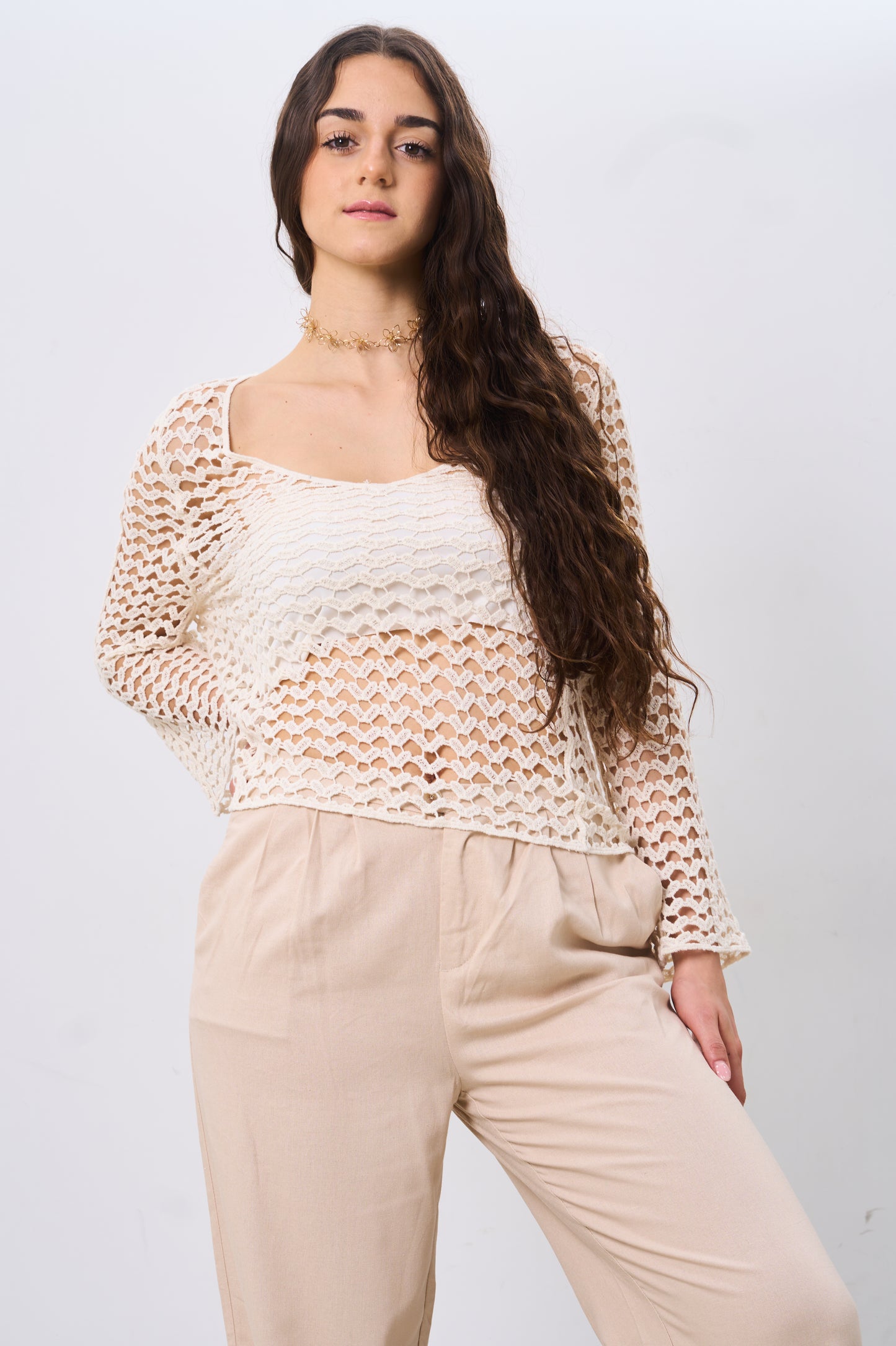 Blusa Crochet