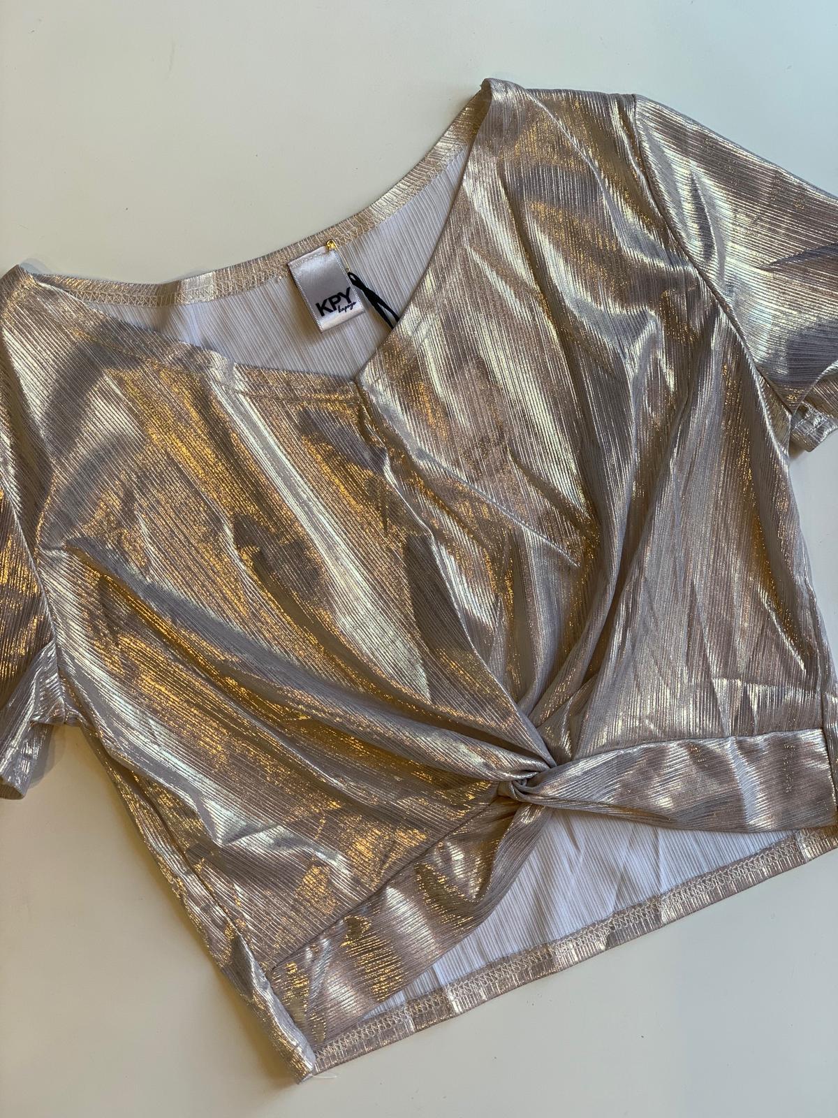 Remera brillo nudo