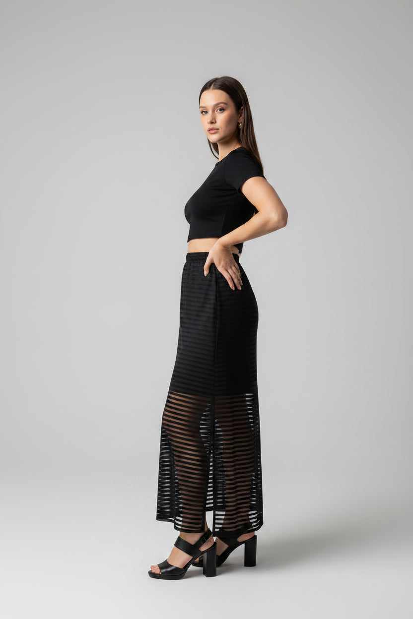 Maxi falda Black