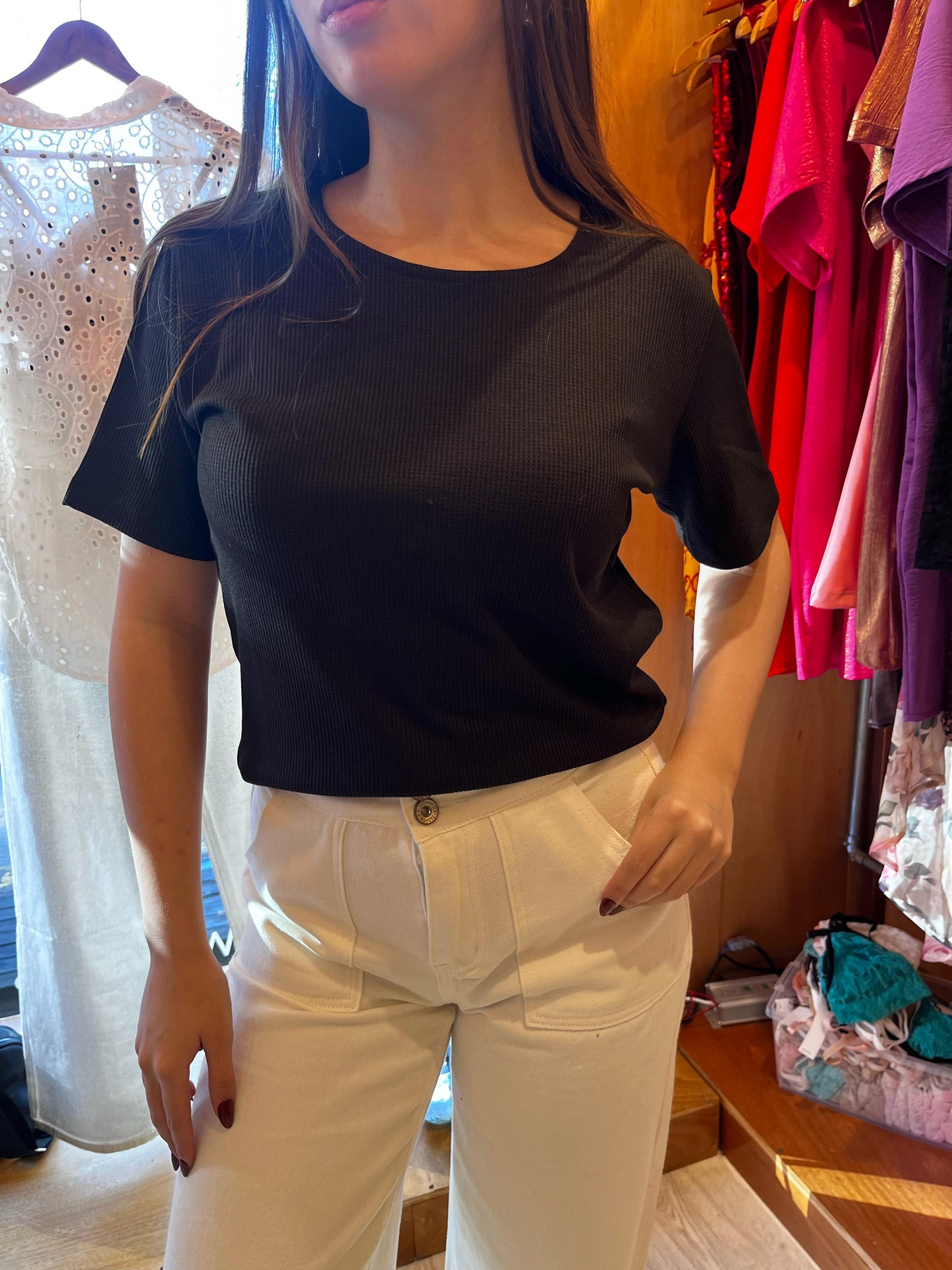 Remera manga corta