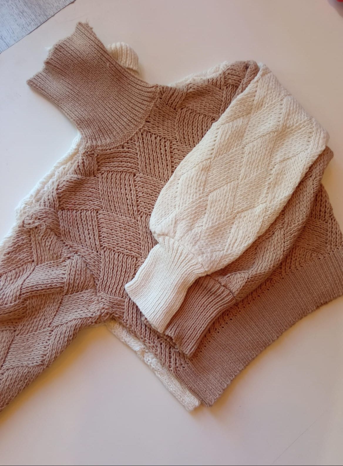 Sweater Polera rombo