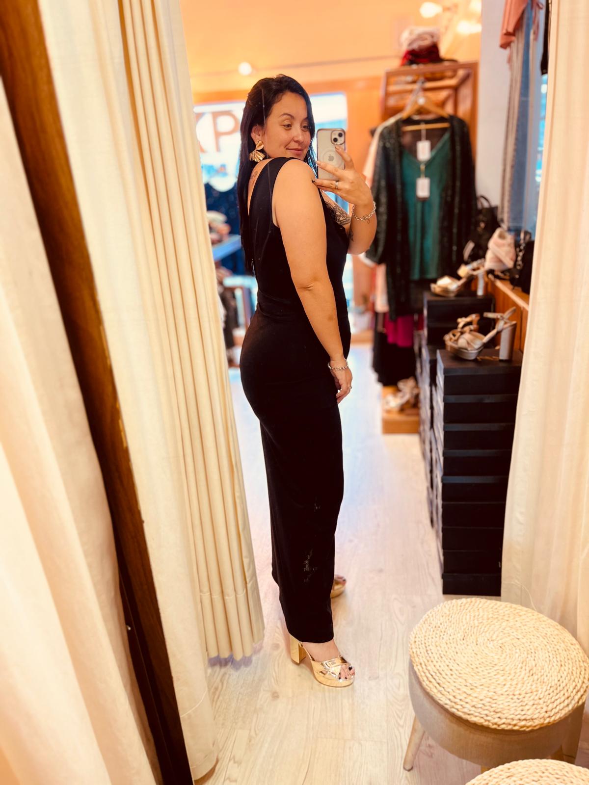 Vestido largo al cuerpo