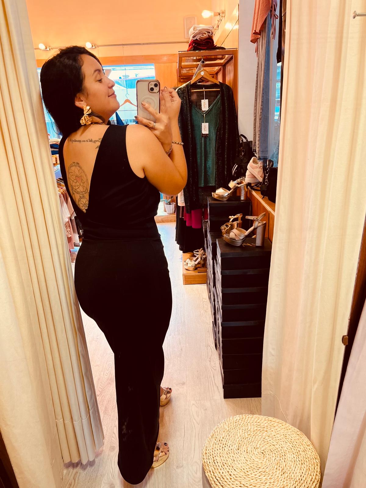Vestido largo al cuerpo