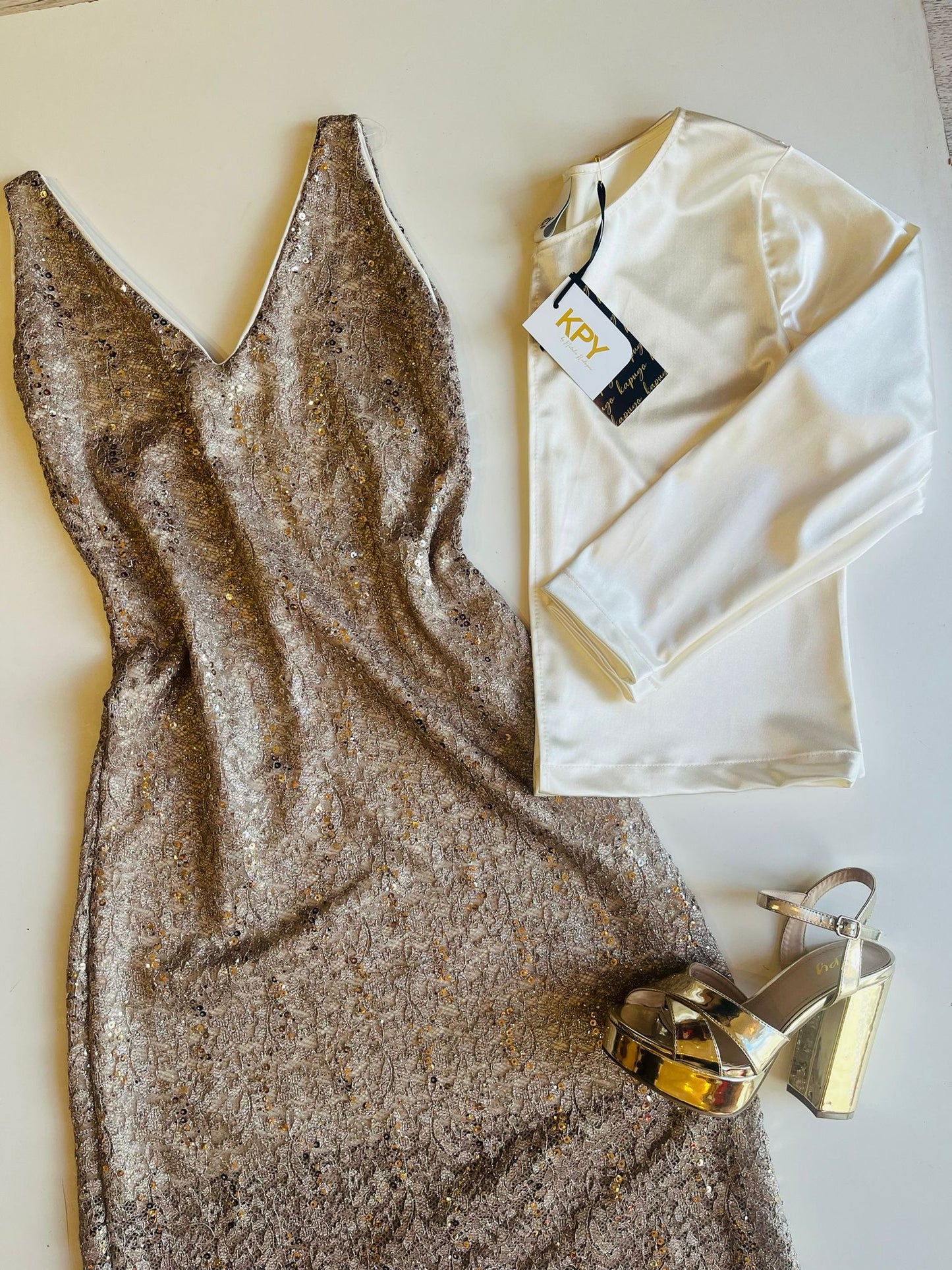 Vestido Shaki largo