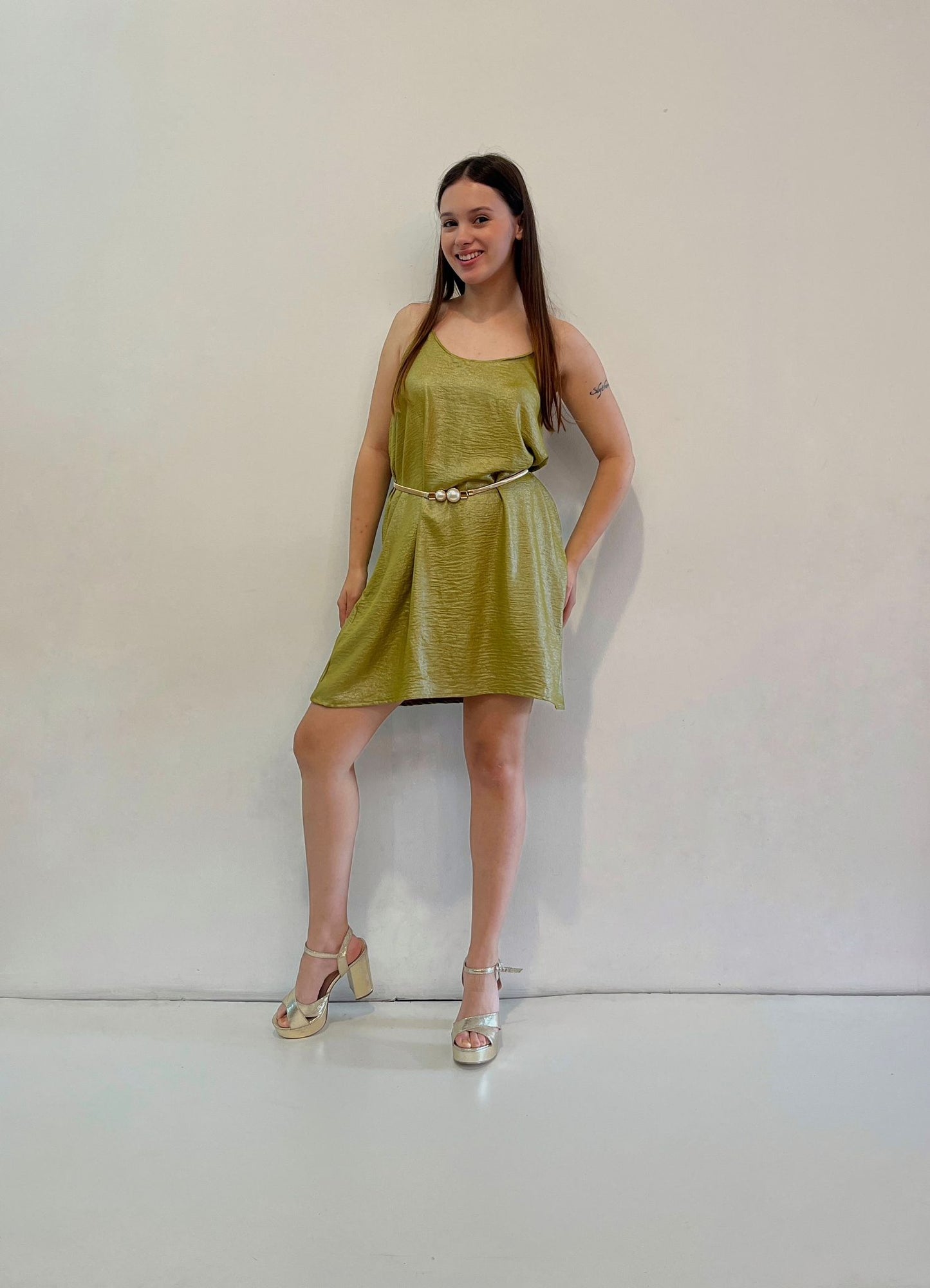 Vestido Tiritas corto