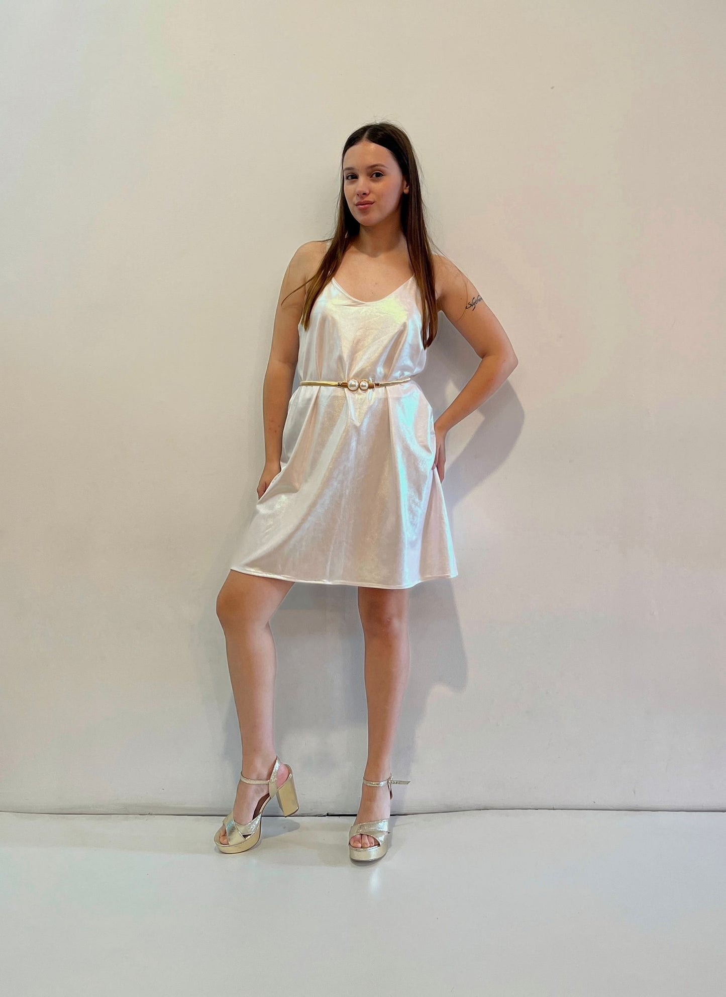 Vestido Tiritas corto
