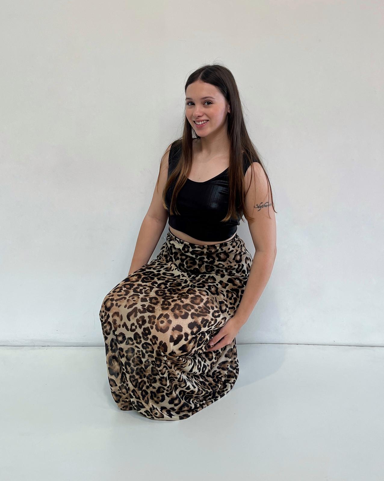 Maxi falda Print