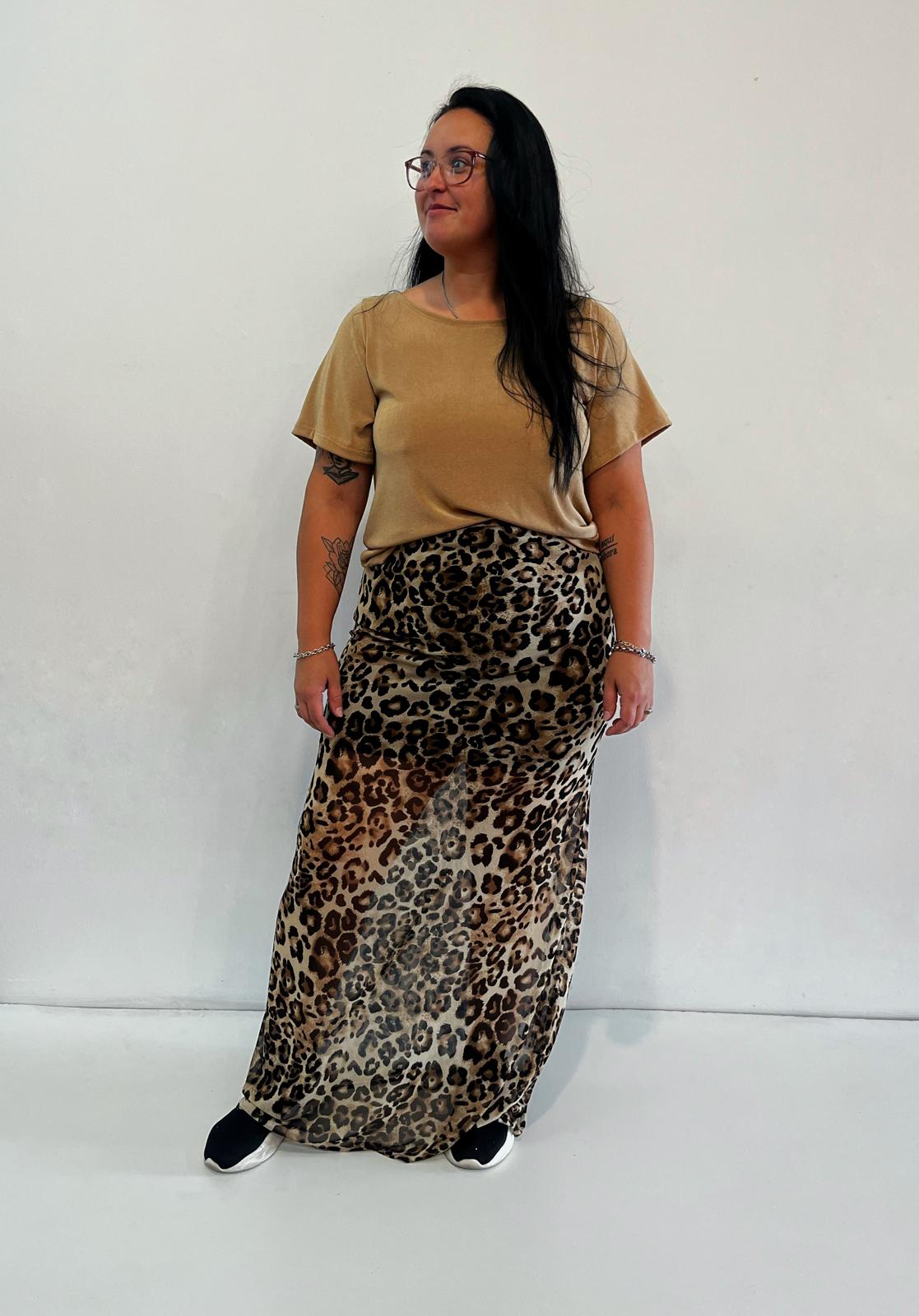 Maxi falda Print