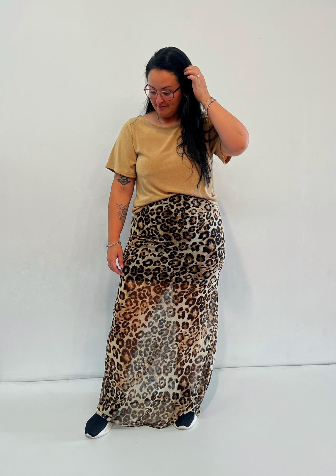 Maxi falda Print