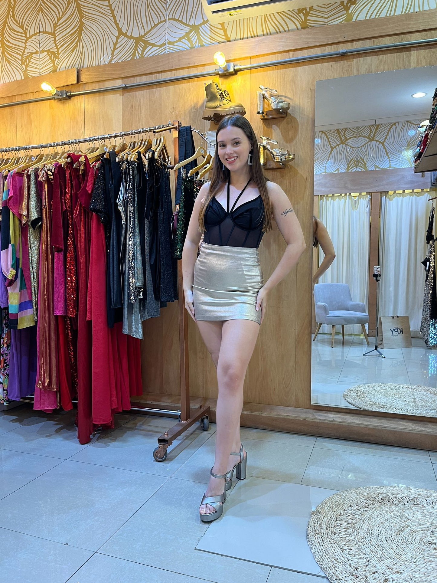 Body Andressa tul y terciopelo
