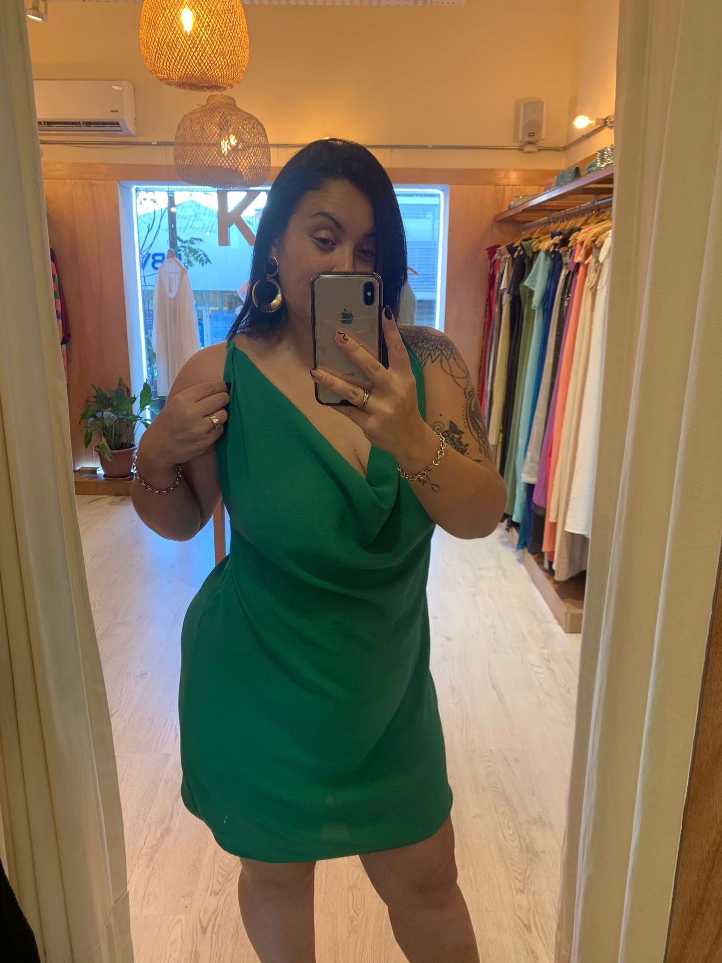 Vestido Bote corto