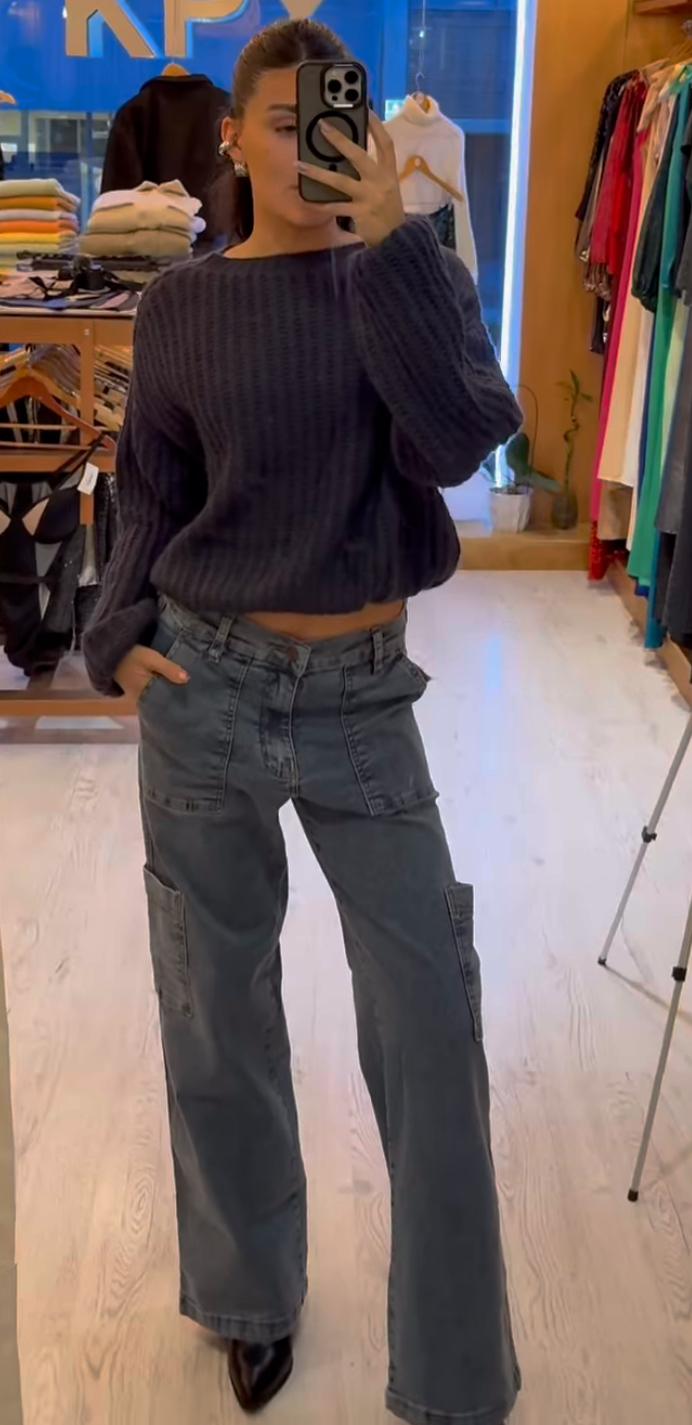 Jean con bolsillos