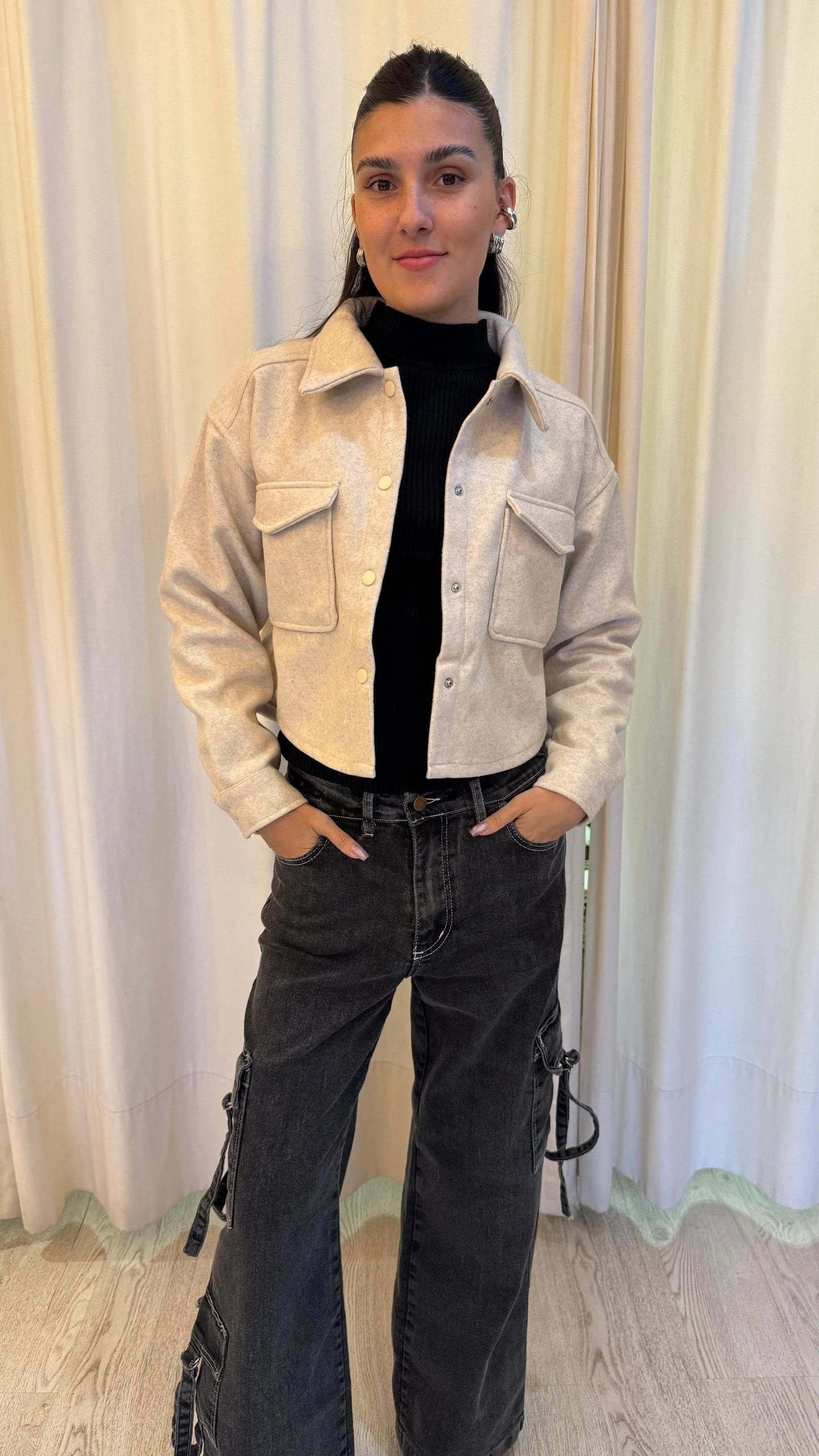 Chaqueta Paño corta