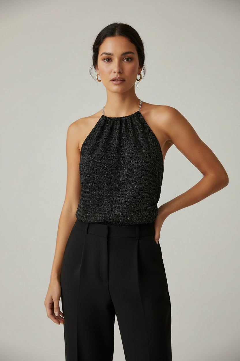 Musculosa COSMO brillos