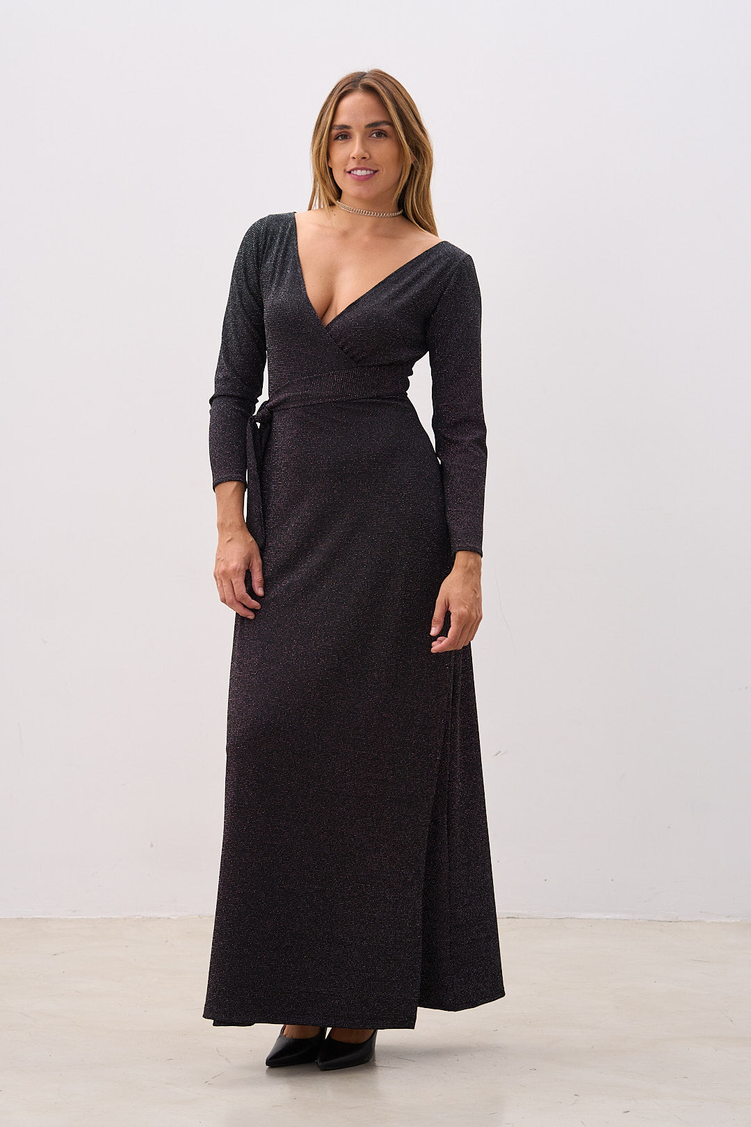 Vestido Cruzado mangas