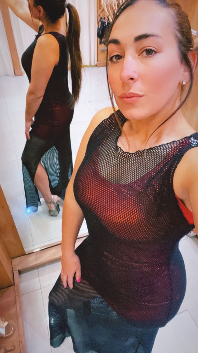 Vestido de red largo sin mangas