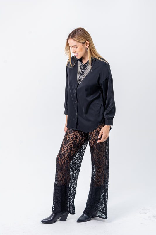 Camisa Satén Perla