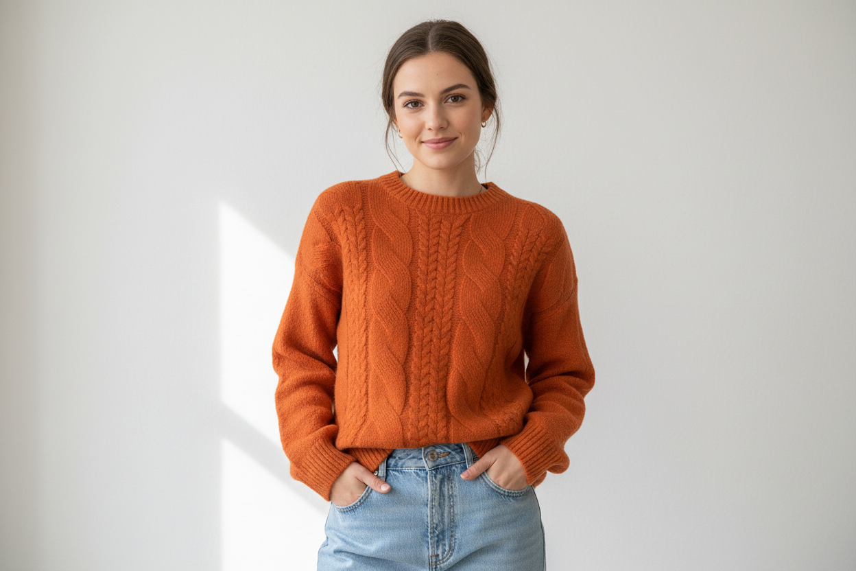 Sweater trenzado