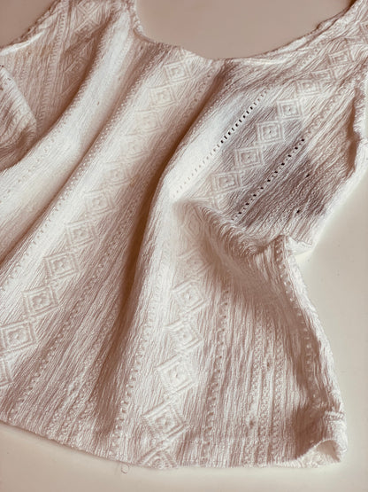 Top broderie