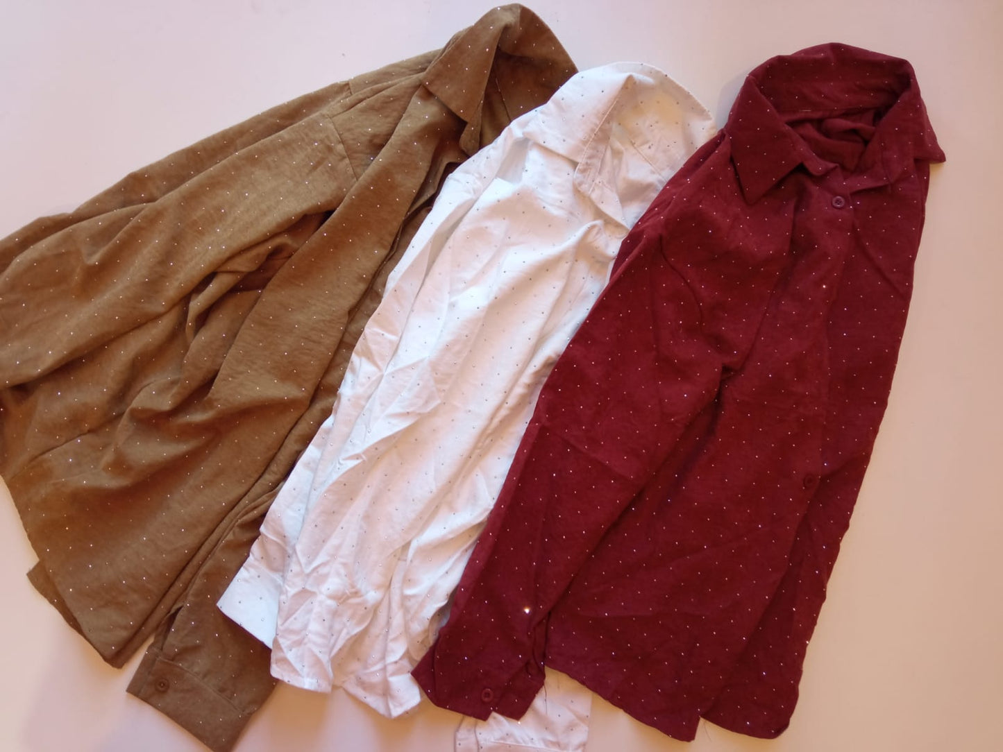 Camisa Gamuza Brillos
