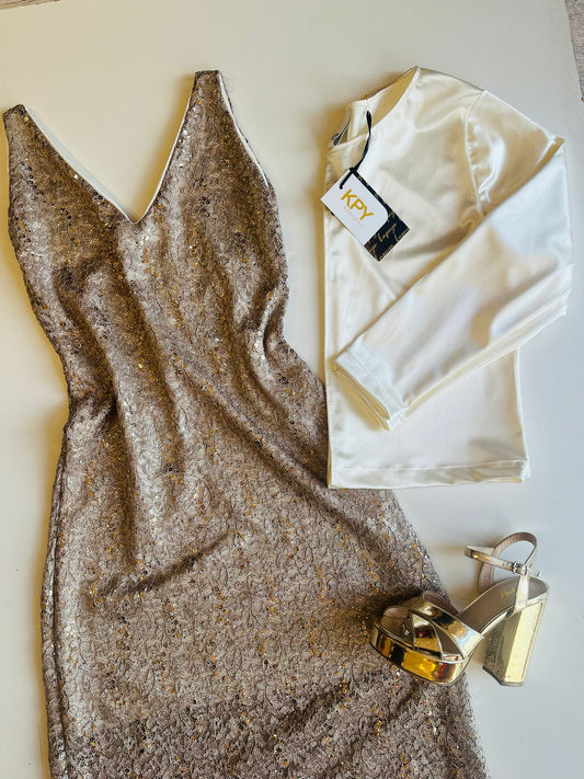 Vestido Shaki largo