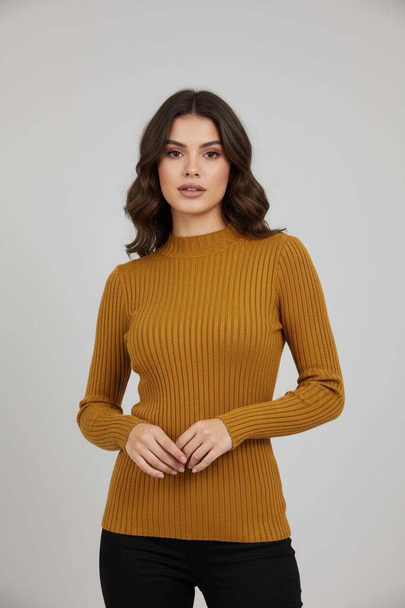 Polera medio cuello