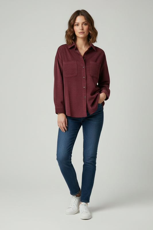Sobrecamisa de pana LUXE
