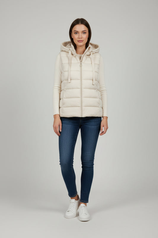 Chaleco Puffer con Capucha – NUBE