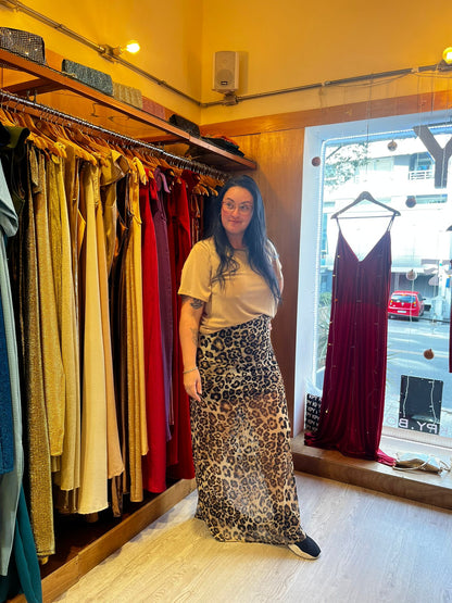 Maxi falda Print