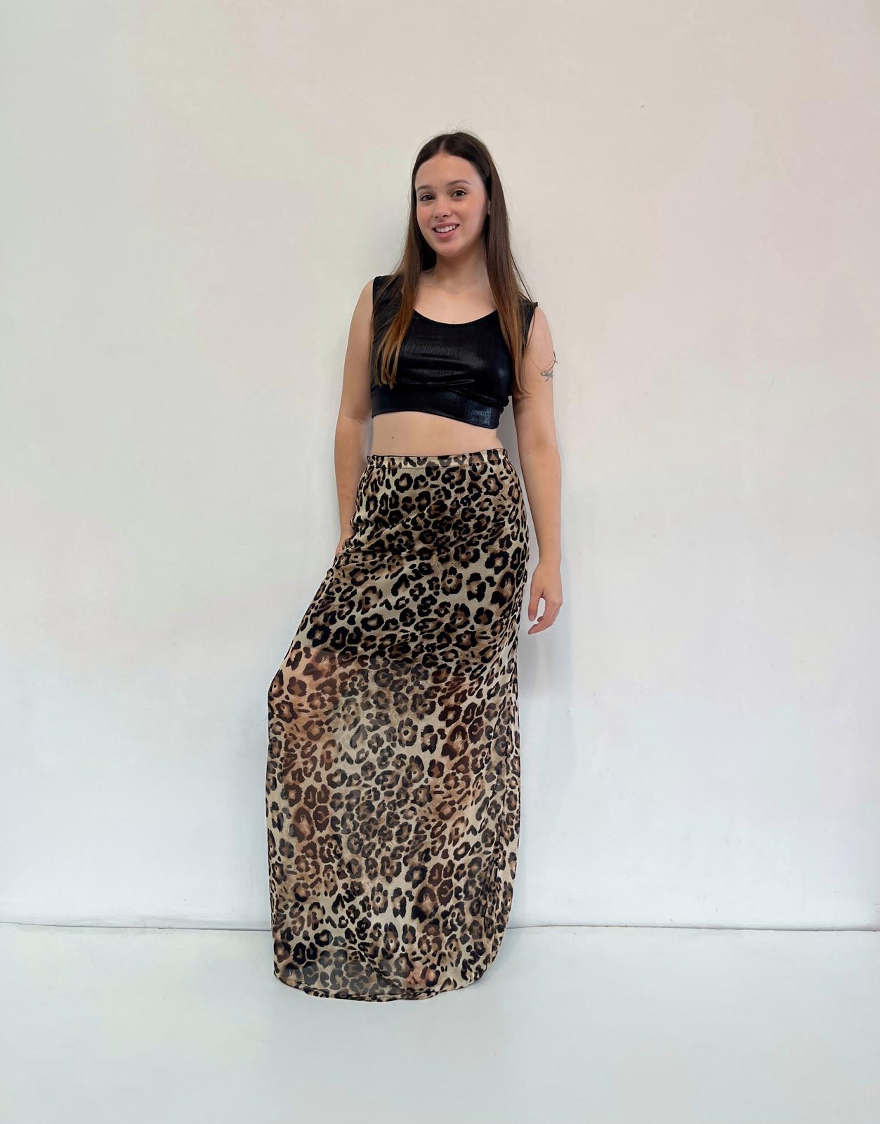 Maxi falda Print