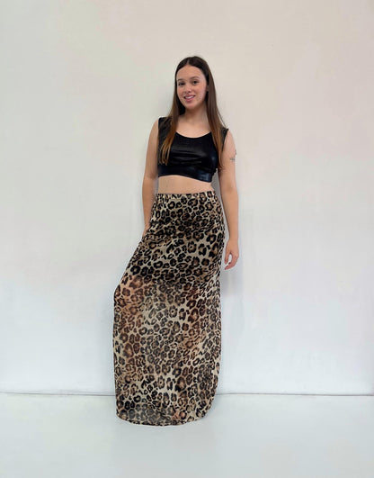 Maxi falda Print